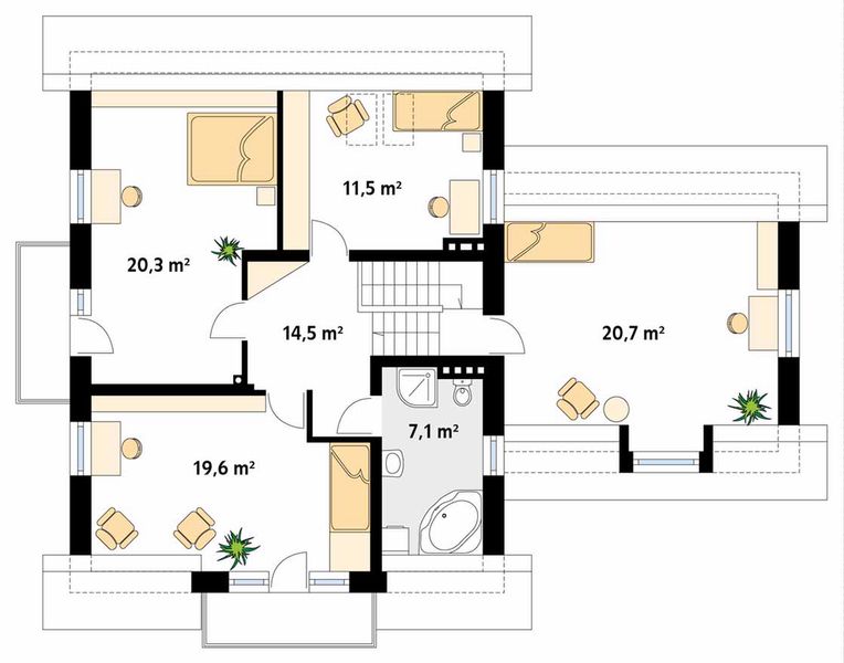 Poddasze projektu Bolero 2