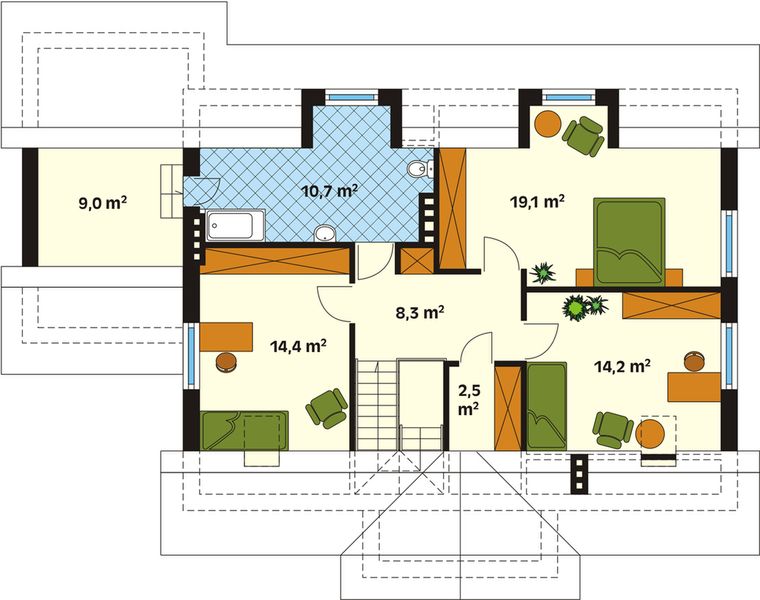 Poddasze projektu Bemol 3