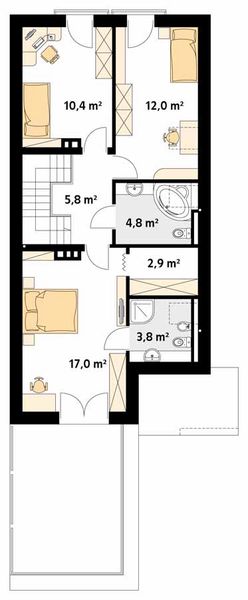 Poddasze projektu Ametyst