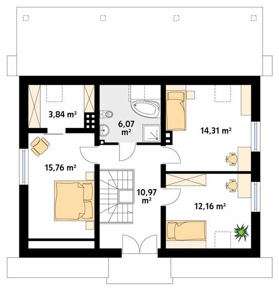 Poddasze projektu Arnika