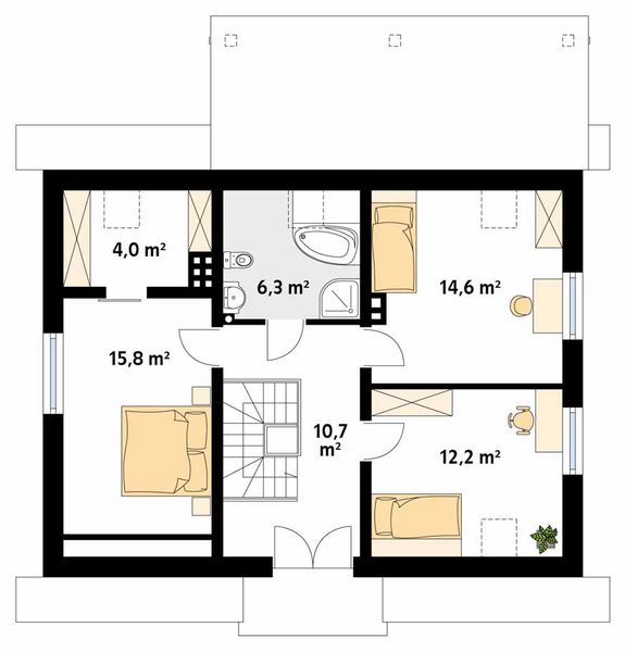 Poddasze projektu Arnika 2