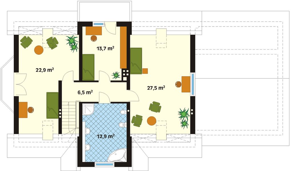 Poddasze projektu Aura