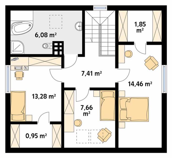 Poddasze projektu Manta dr-S