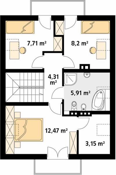 Poddasze projektu Laura