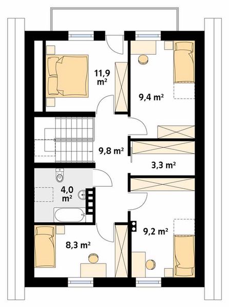 Poddasze projektu Bluszcz 2