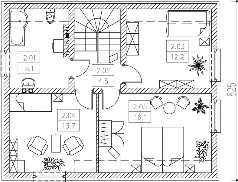 Poddasze projektu Zin