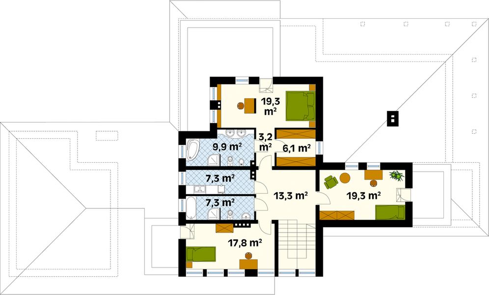 Piętro 1 projektu Atena