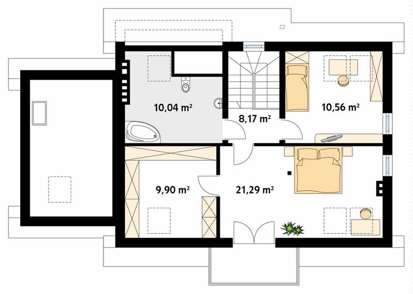 Poddasze projektu Dudek
