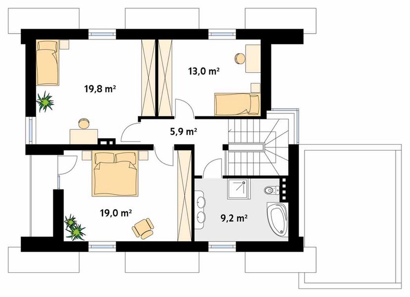 Poddasze projektu Kwarc