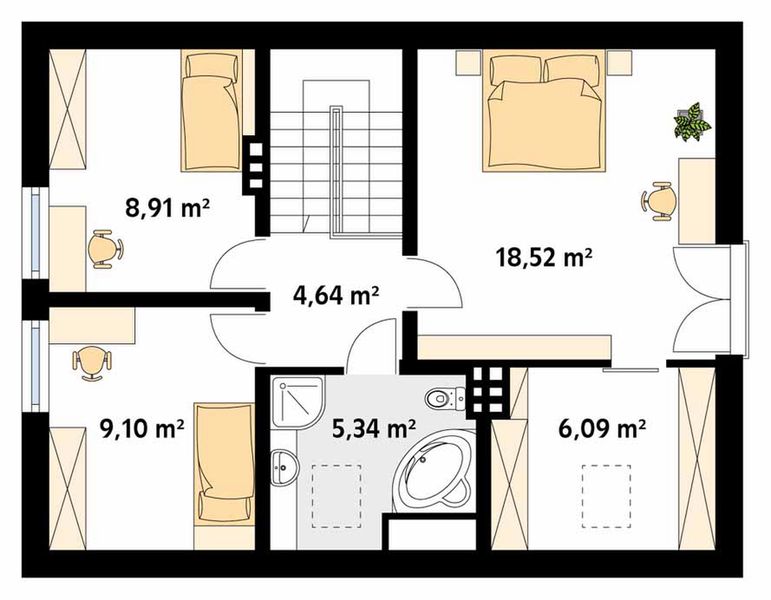 Poddasze projektu Balbinka