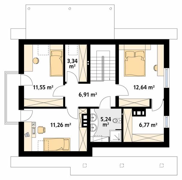 Poddasze projektu Aloes