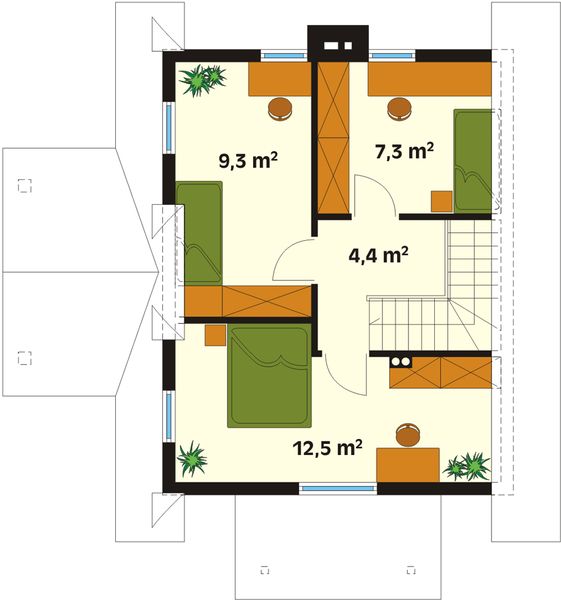 Poddasze projektu Ami bal