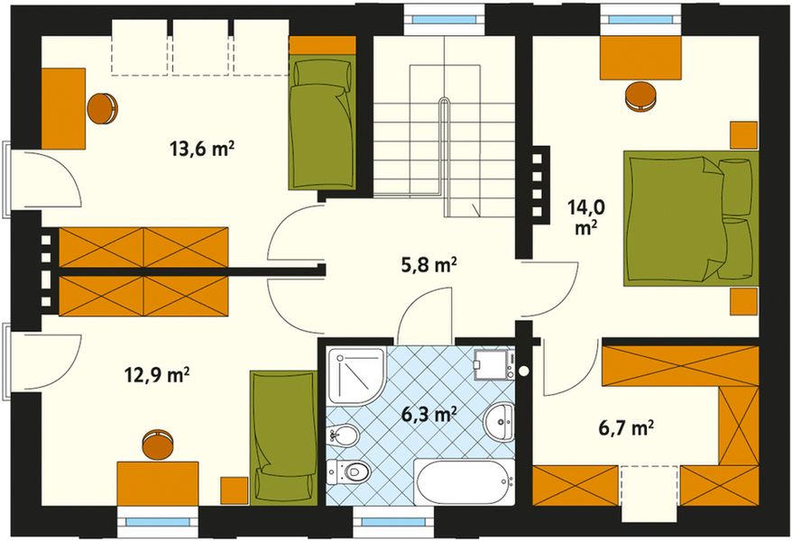 Piętro 1 projektu Vigo 2