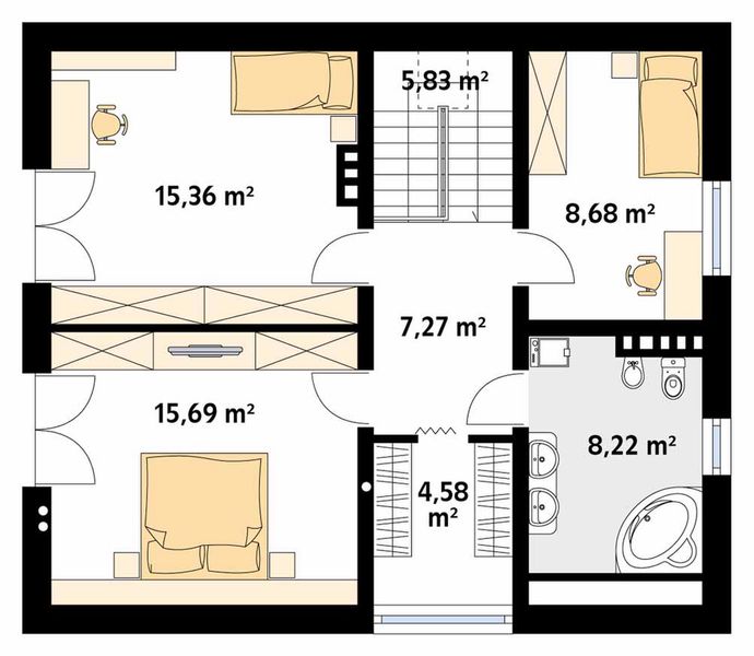 Poddasze projektu Indygo 4