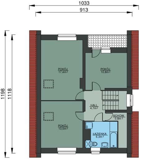 Poddasze projektu W-0426
