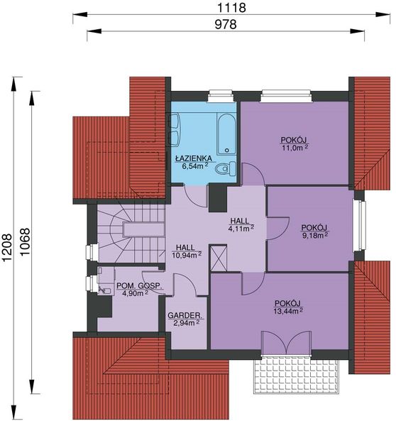 Poddasze projektu W-0607
