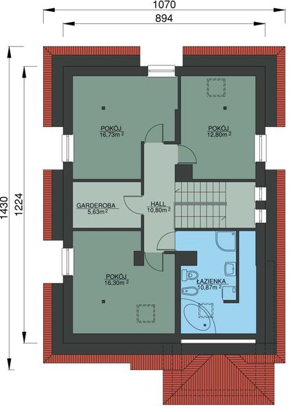 Poddasze projektu W-0616