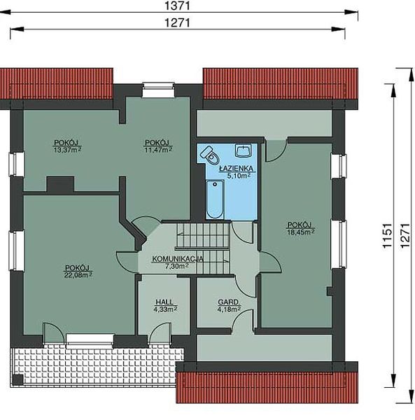 Poddasze projektu W-0626