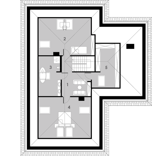 Poddasze projektu Orlando