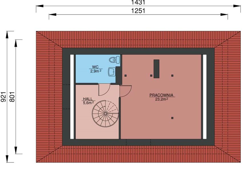 Poddasze projektu W-0714