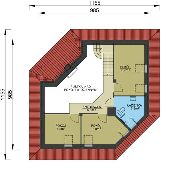 Poddasze projektu L-5