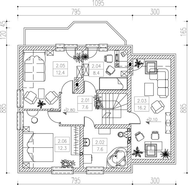 Poddasze projektu Led