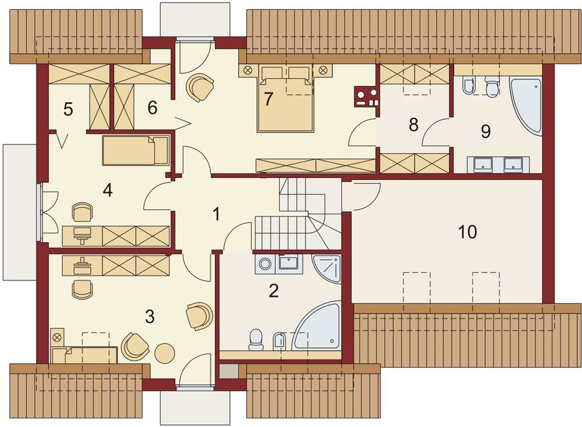 Poddasze projektu Peronia 2