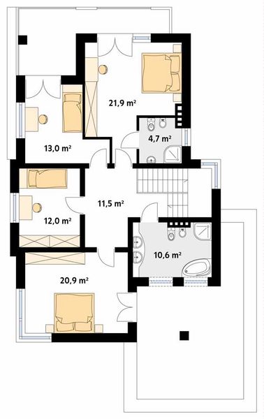 Piętro 1 projektu Aplauz