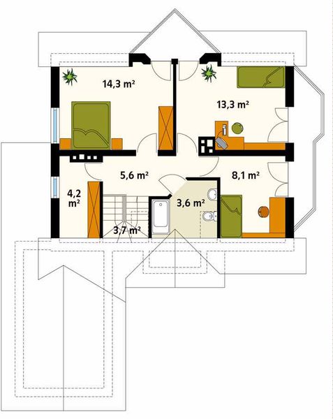 Poddasze projektu Maciejka 3