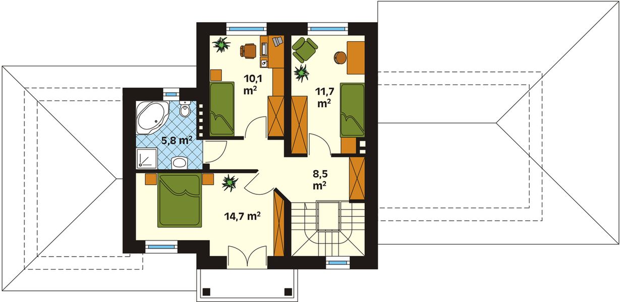 Piętro 1 projektu Legenda