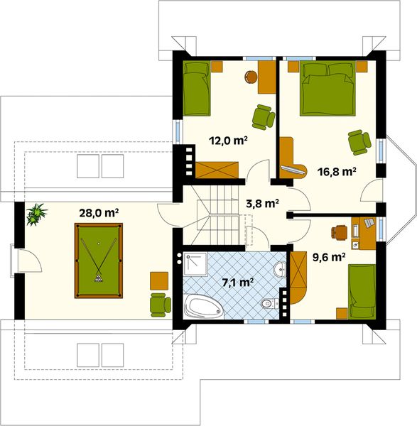 Poddasze projektu Uwertura 3