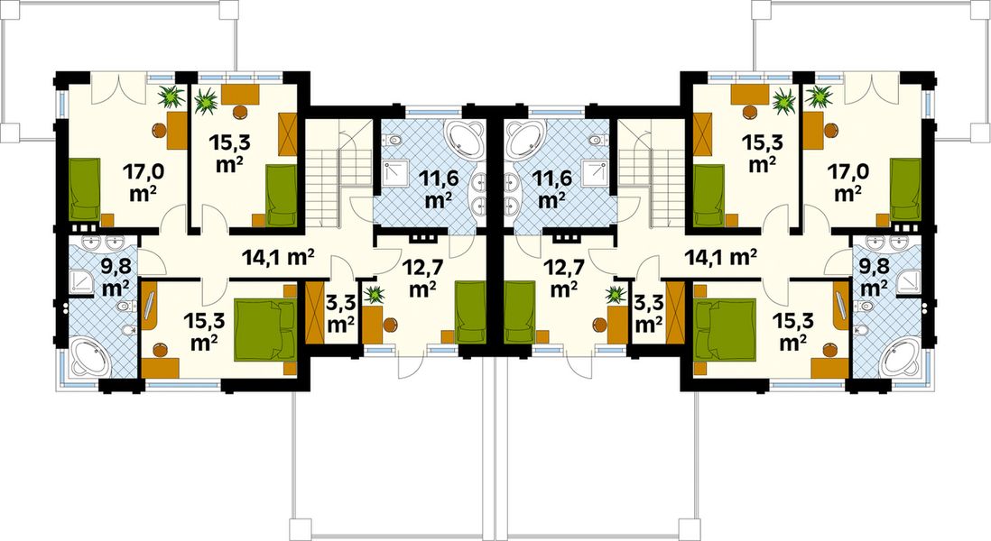 Piętro 1 projektu Largo