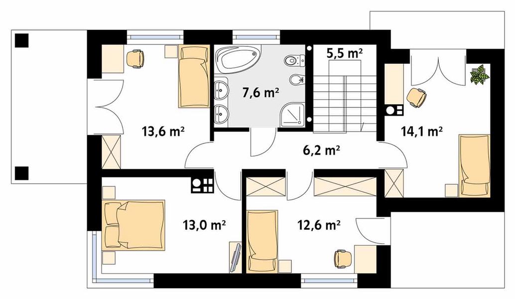 Piętro 1 projektu Gemini 2