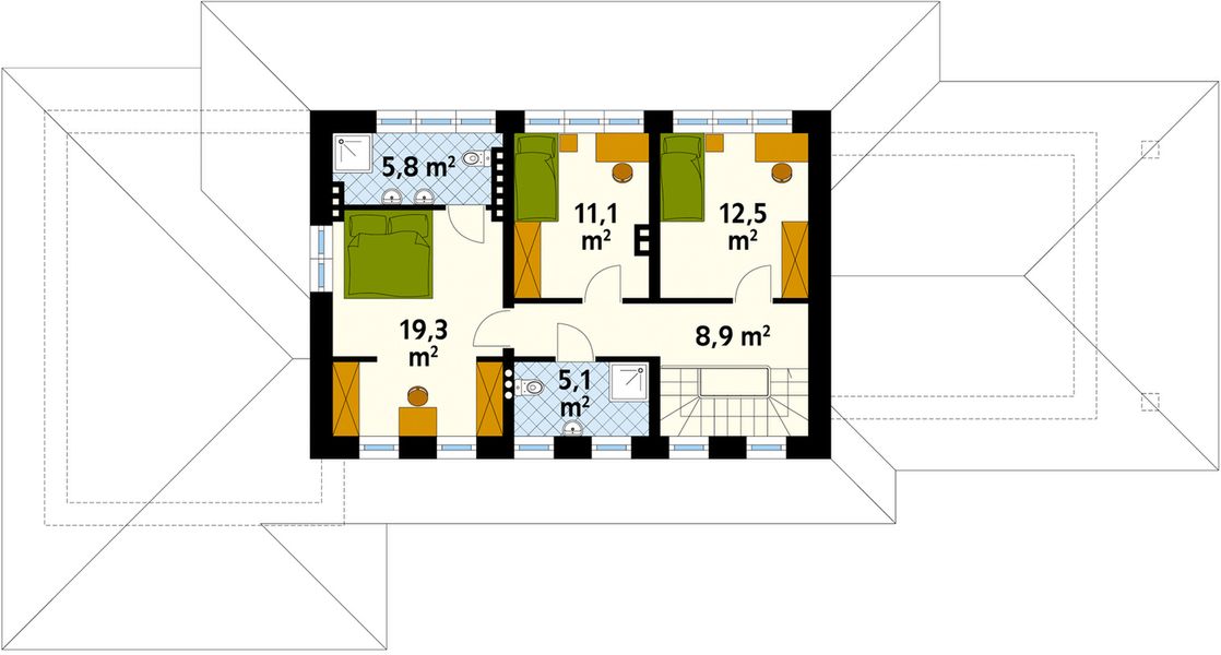 Piętro 1 projektu Terra