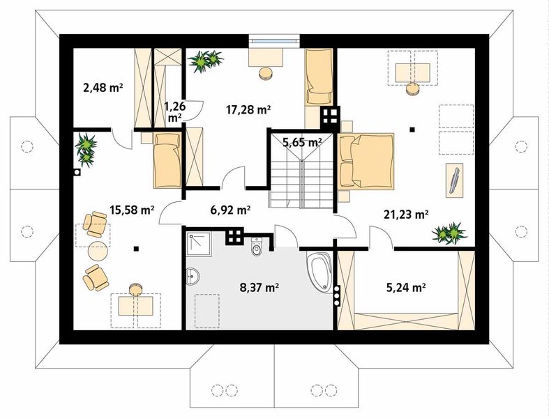 Poddasze projektu Murena
