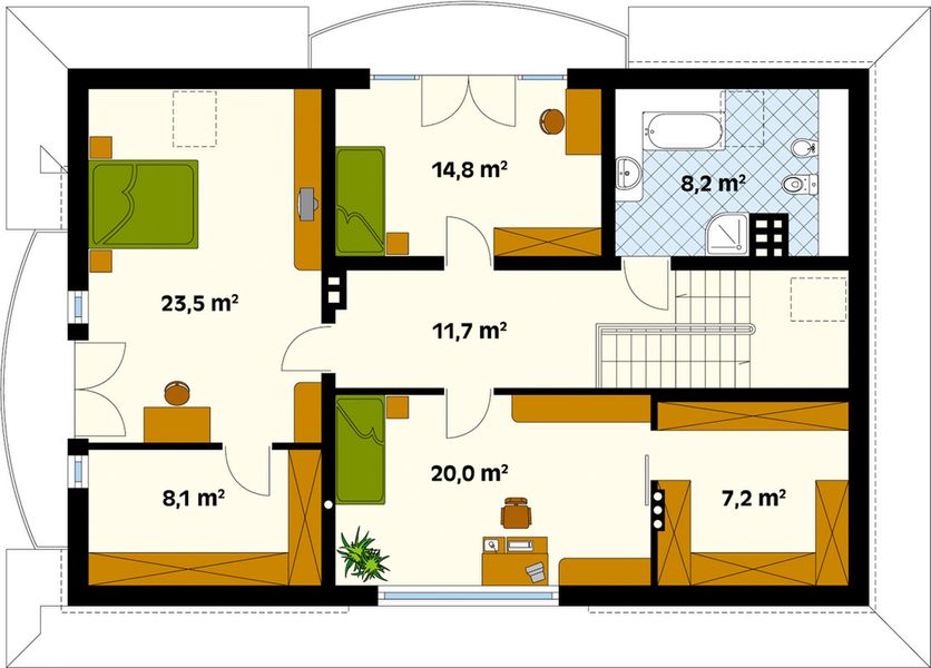 Poddasze projektu Arka