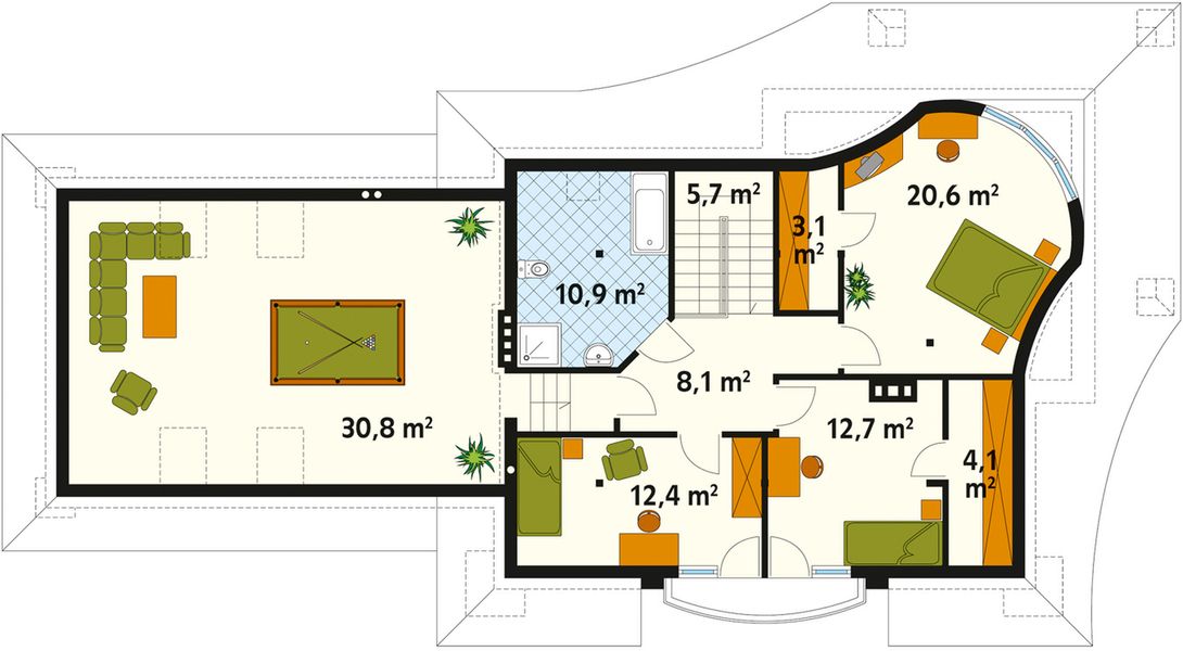 Poddasze projektu Alfa 2