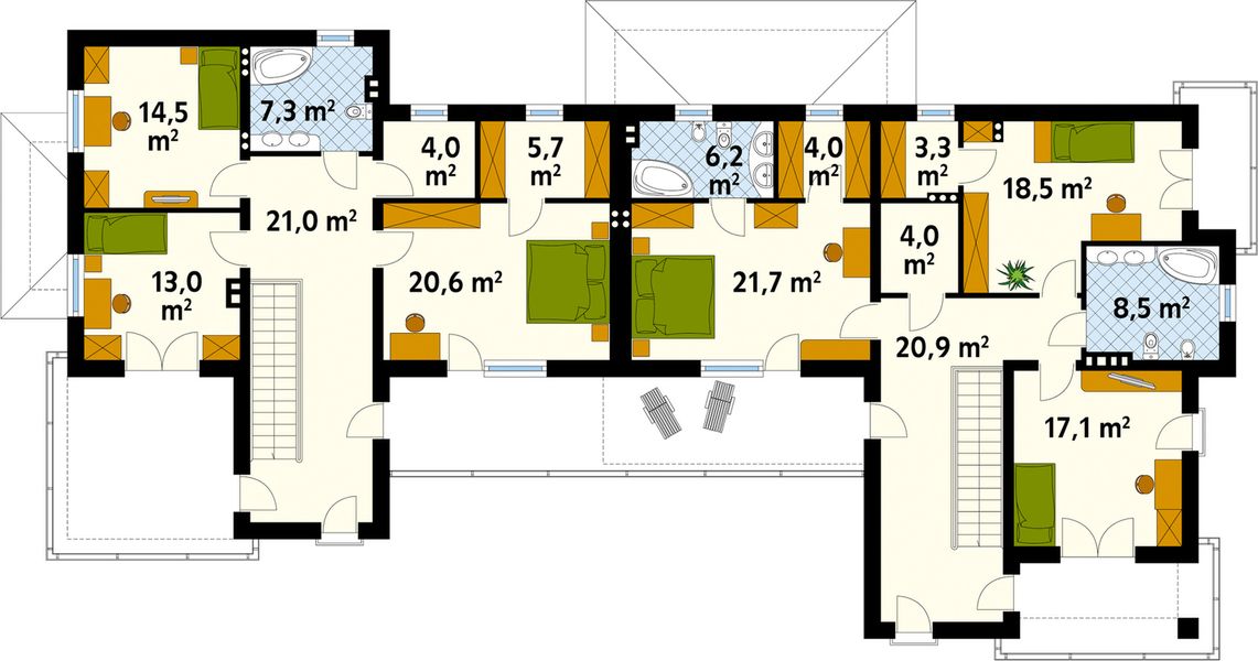 Piętro 1 projektu Hydra