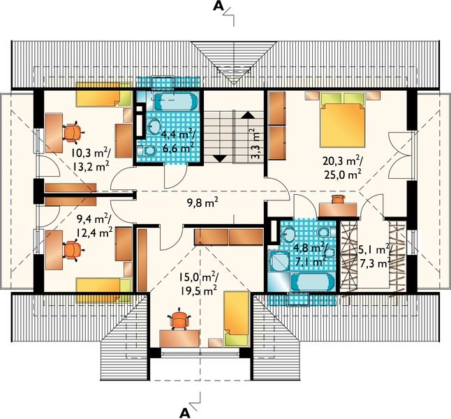 Poddasze projektu Lipczyk (809)