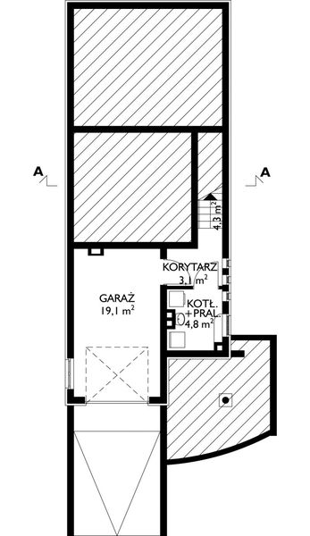 Piwnica projektu Traszka - murowana – silikaty