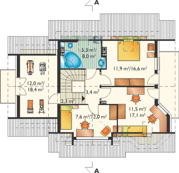 Poddasze projektu Majka Rex (934)