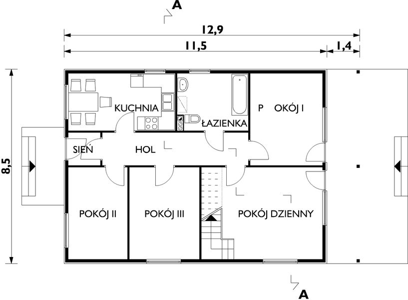 Parter projektu Baba Jaga-2 - szkielet drewniany lekki