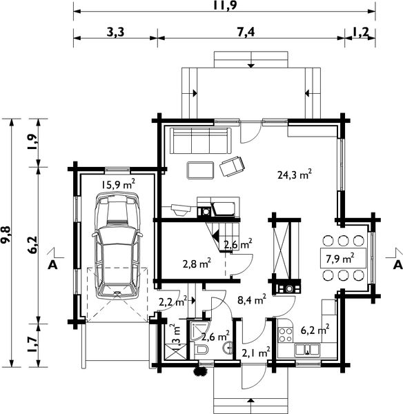 Parter projektu Koliba - bal drewniany