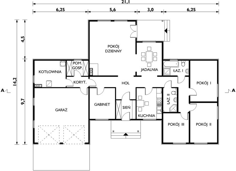 Parter projektu Kamieniec - szkielet drewniany lekki