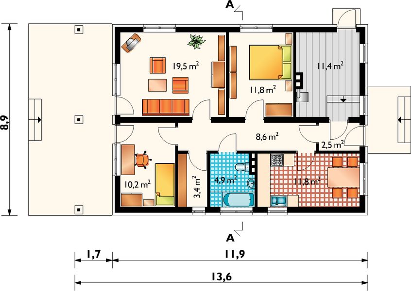 Parter projektu Baba Jaga - szkielet drewniany lekki