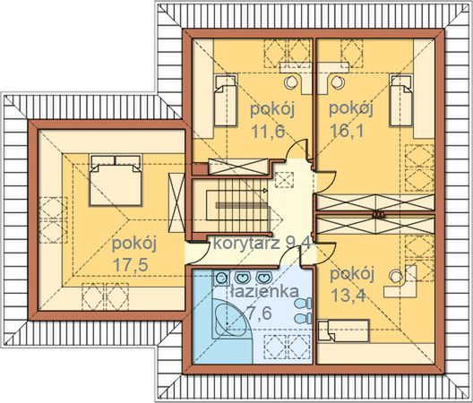 Poddasze projektu Syntia II