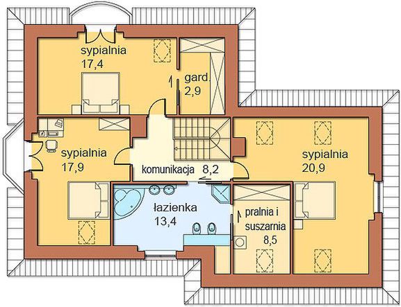Poddasze projektu Magnolia II