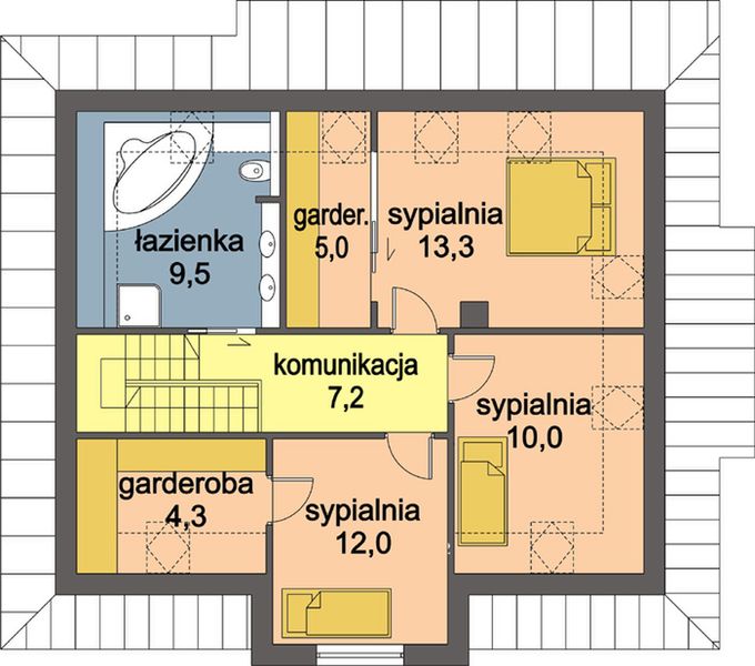 Poddasze projektu Kasia