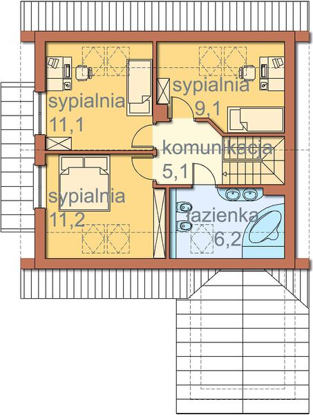 Poddasze projektu Karmelia
