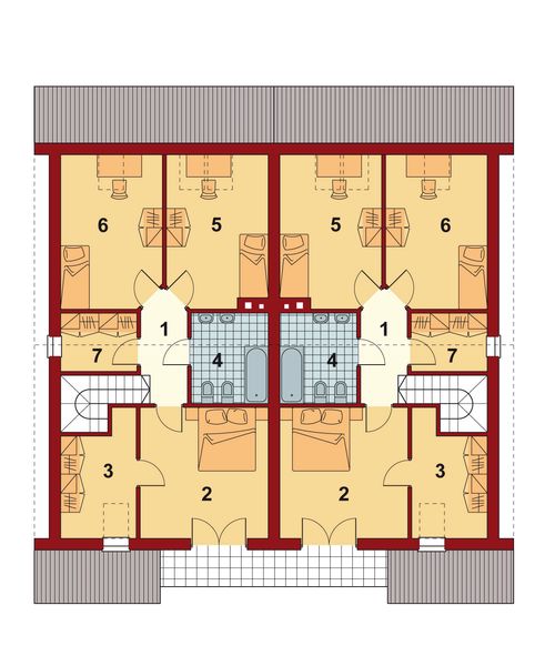 Poddasze projektu Ester bl